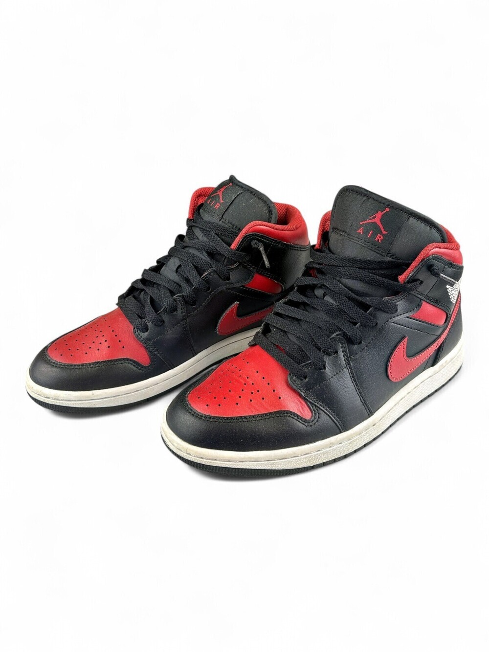 Nike Air Jordan 1 Mid 'Bred' Men's Sneakers Sz 8